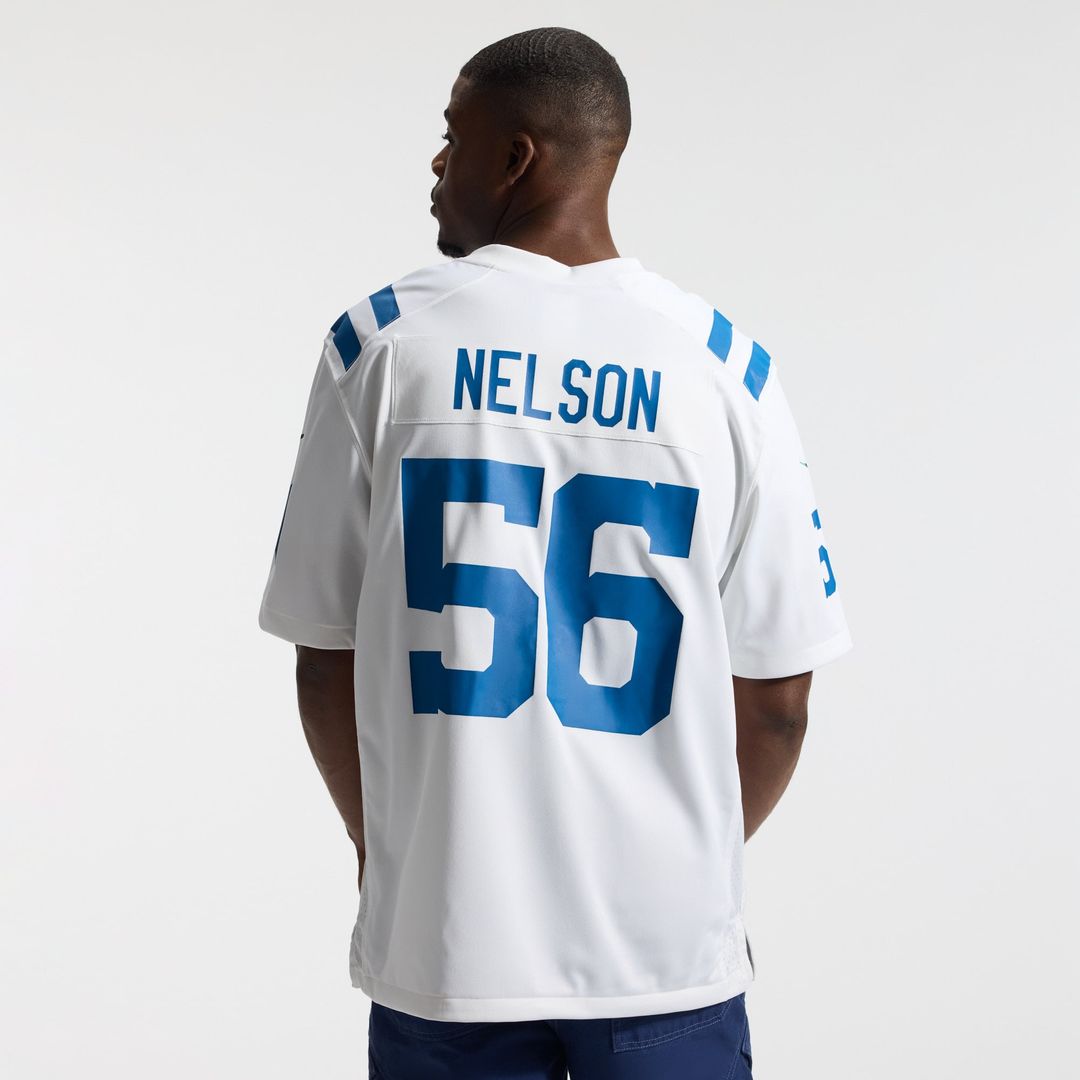 Indianapolis Colts Quenton Nelson Nike White Game Player Jersey