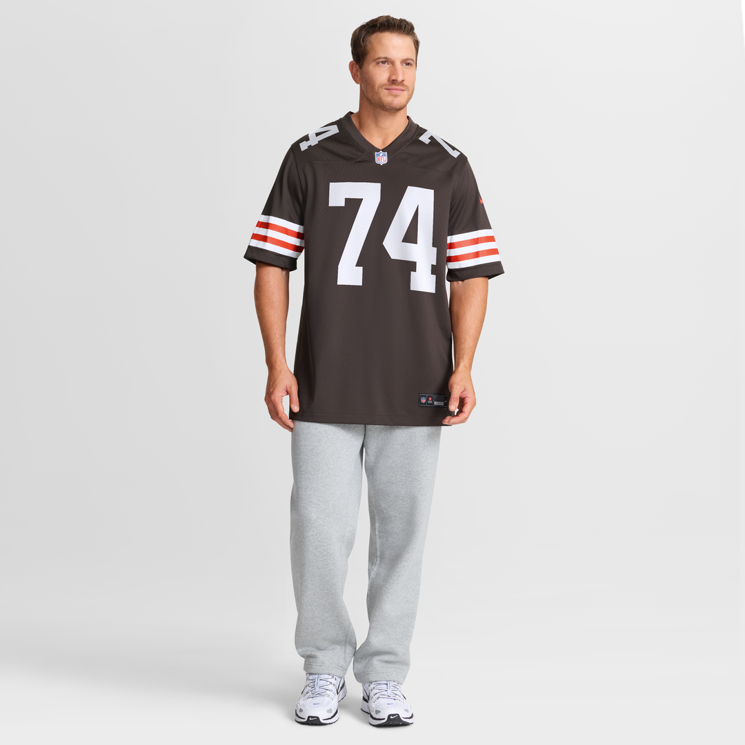 Cleveland Browns Elgton Jenkins Nike Brown Team Game Jersey