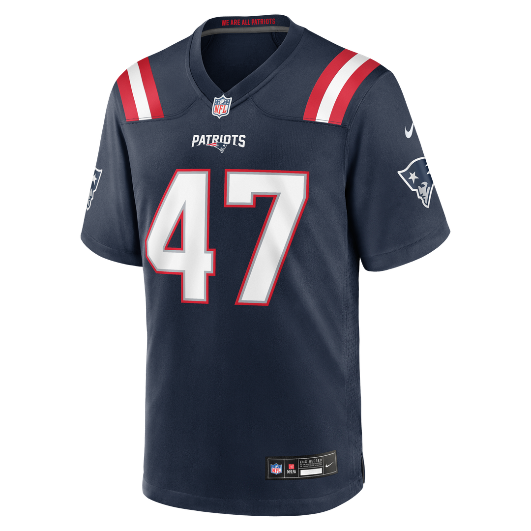 New England Patriots Julian Ashby Nike Navy Team Game Jersey