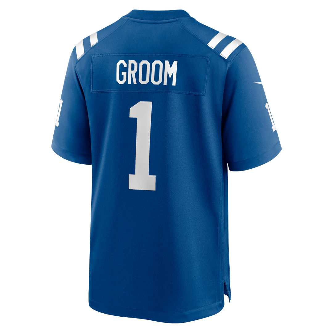 Indianapolis Colts Number 1 Groom Nike Royal Game Jersey