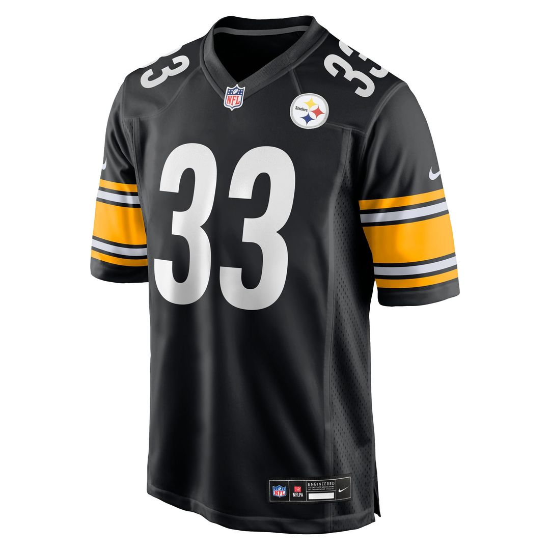 Pittsburgh Steelers Jack Sawyer Nike Black Team Game Jersey