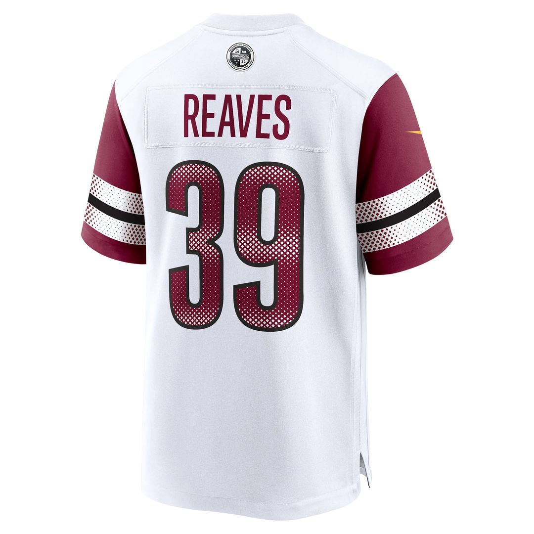Washington Commanders Jeremy Reaves Nike Burgundy Game Jersey