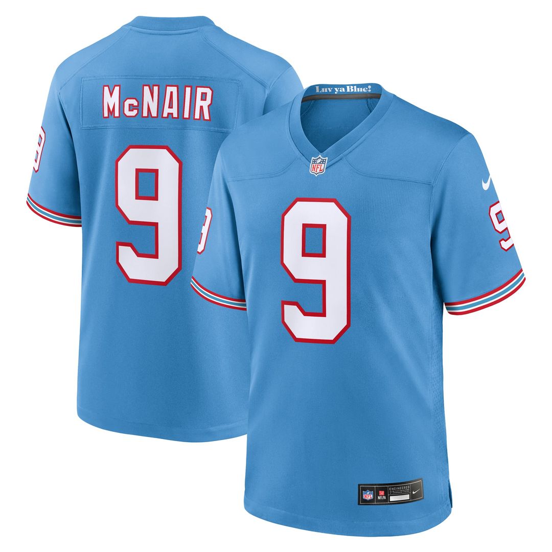 Tennessee Titans Steve McNair Nike White Retired Player Game Jersey