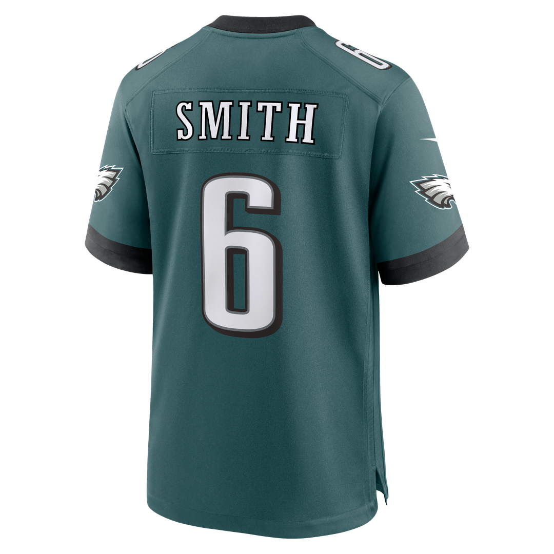 Philadelphia Eagles DeVonta Smith Nike White Game Jersey