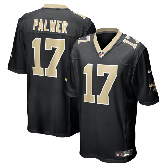 New Orleans Saints Trey Palmer Nike Black Team Game Jersey