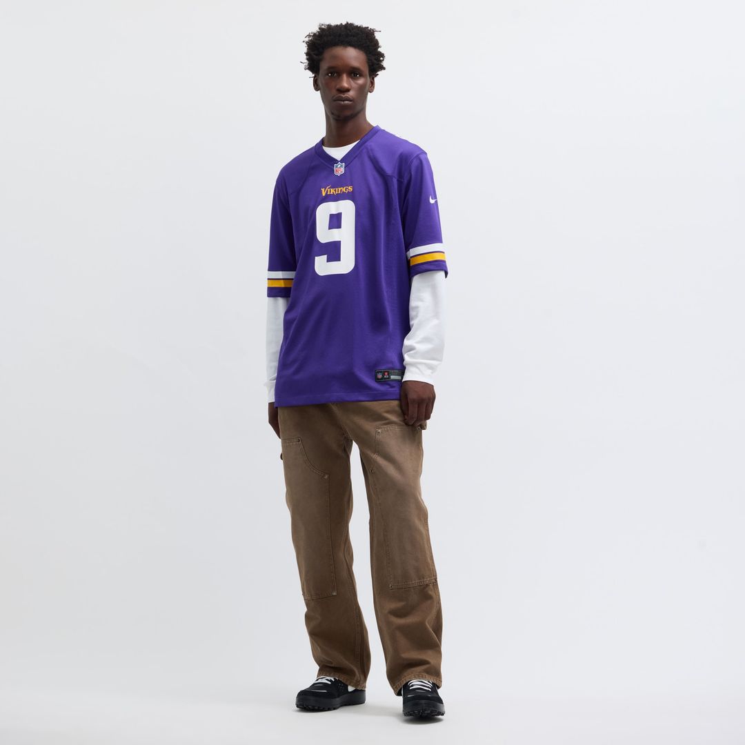 Minnesota Vikings J.J. McCarthy Nike White Alternate Game Player Jersey