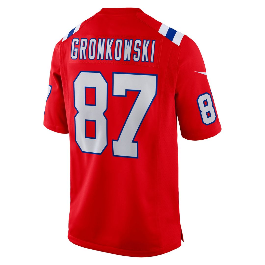 New England Patriots Rob Gronkowski Nike Navy Team Retired Player Game Jersey