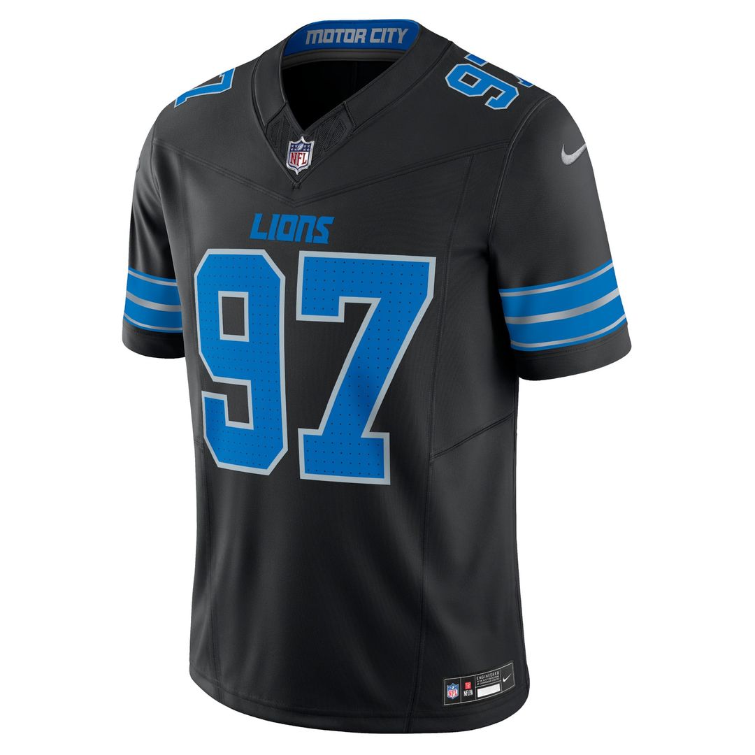 Detroit Lions Aidan Hutchinson Nike White Vapor F.U.S.E. Limited Jersey
