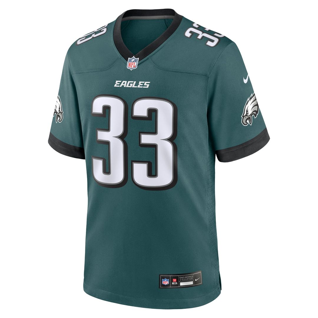 Philadelphia Eagles Cooper DeJean Nike Green Game Jersey