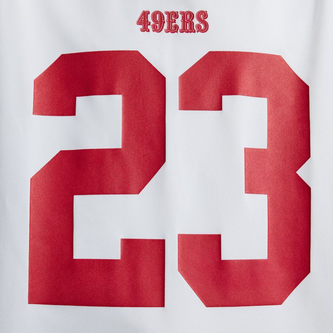 San Francisco 49ers Christian McCaffrey Nike Scarlet Game Player Jersey