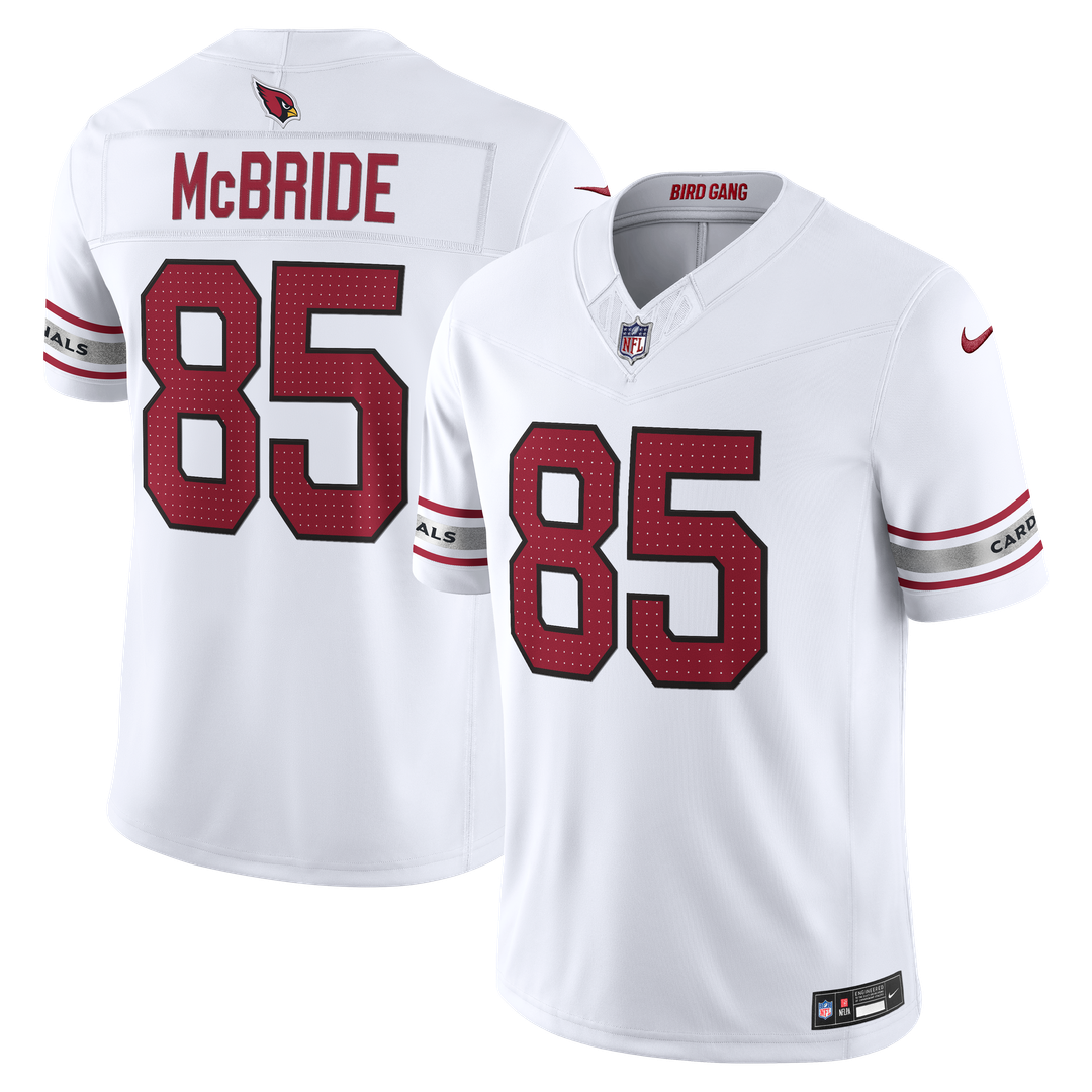 Arizona Cardinals Trey McBride Nike White Vapor F.U.S.E. Stitched Limited Jersey