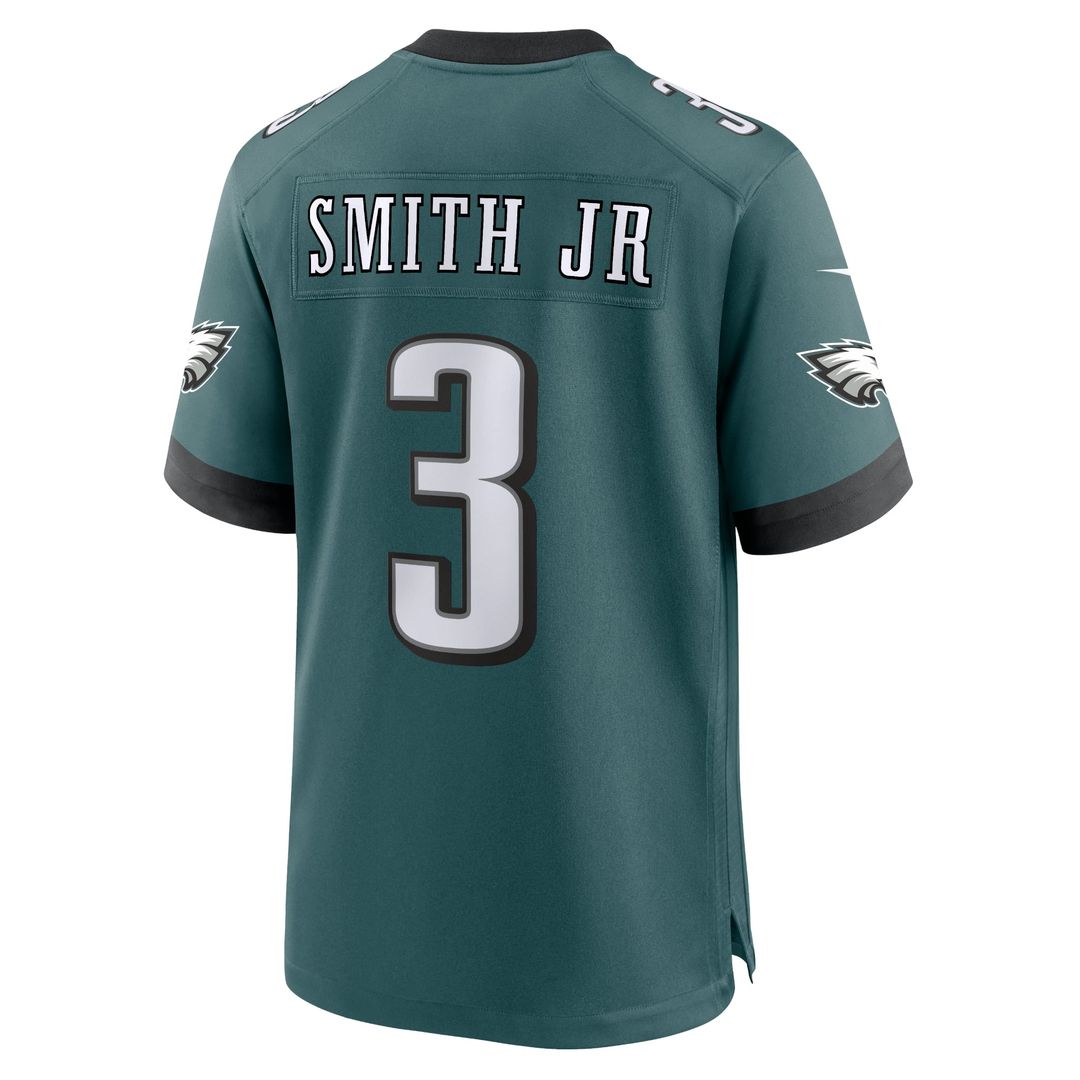 Philadelphia Eagles Nolan Smith Nike Midnight Green Team Game Jersey