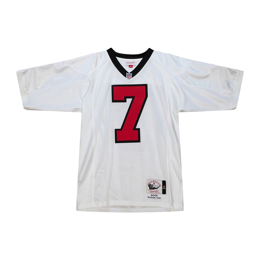 Atlanta Falcons 2003 Michael Vick Mitchell & Ness Red Authentic Throwback Retired Player Jersey