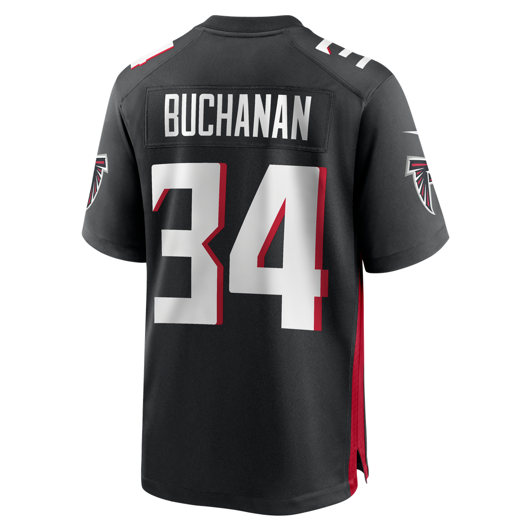 Atlanta Falcons Ray Buchanan Nike Black Game Retired Player Jersey