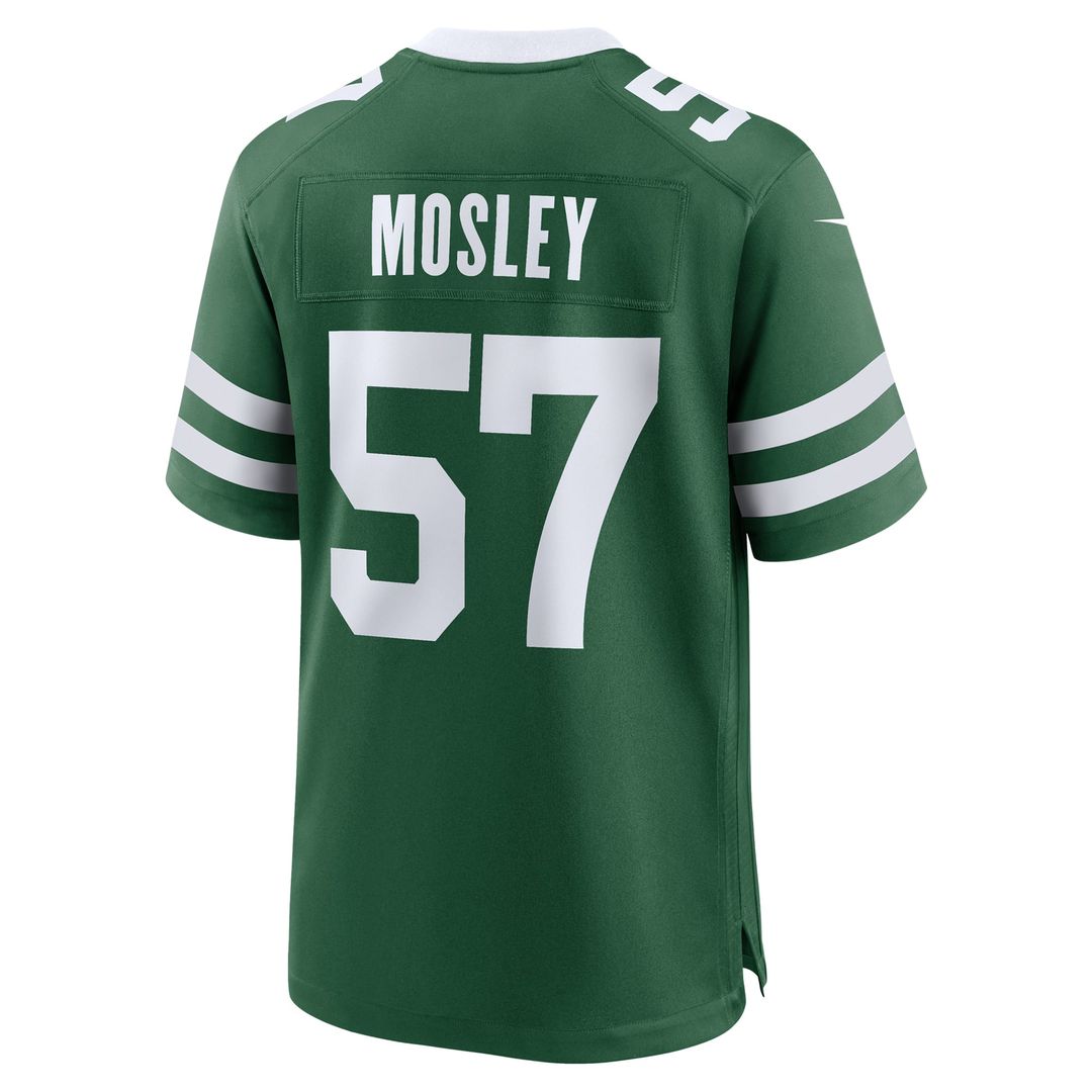 New York Jets C.J. Mosley Nike Legacy Green Team Game Jersey