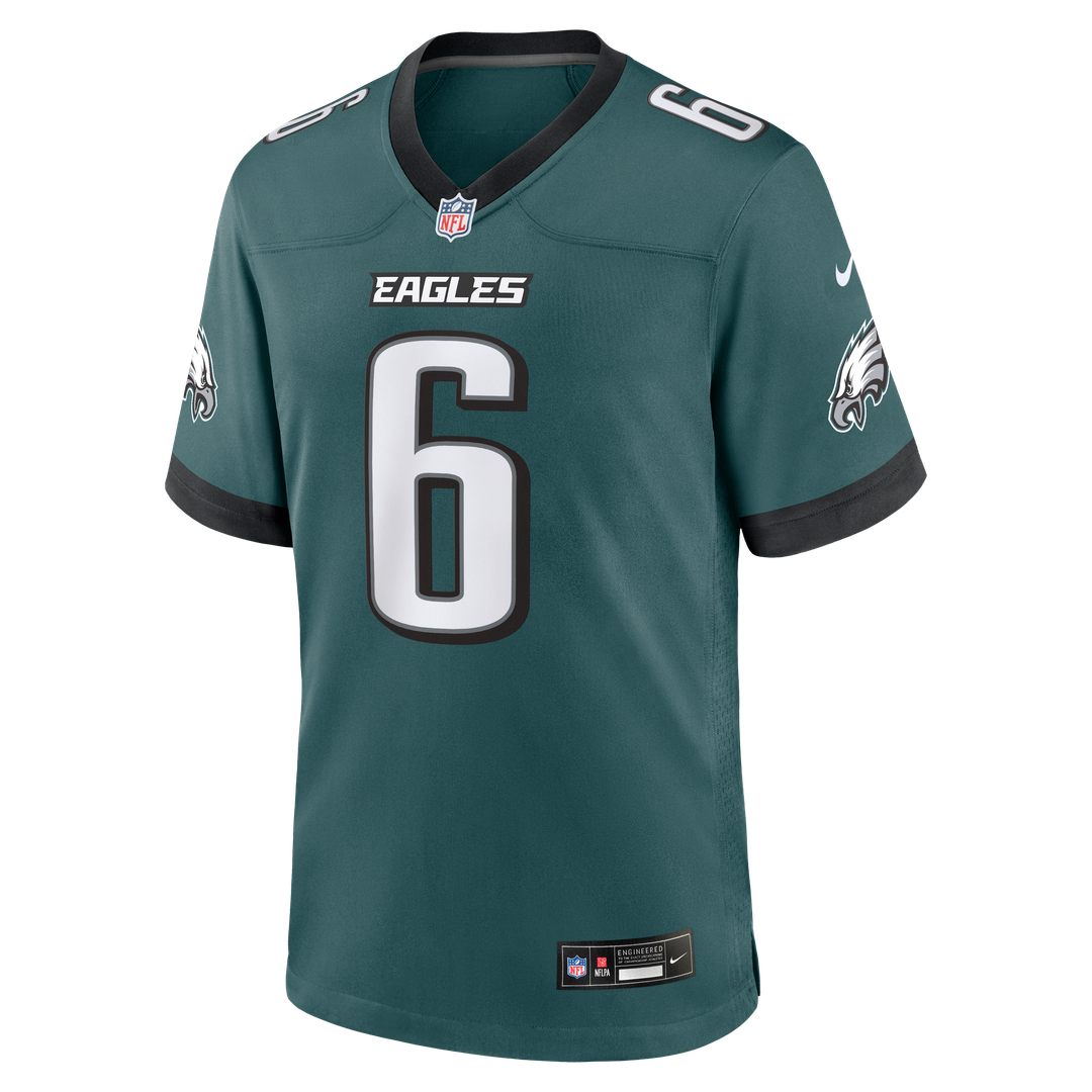 Philadelphia Eagles DeVonta Smith Nike White Game Jersey