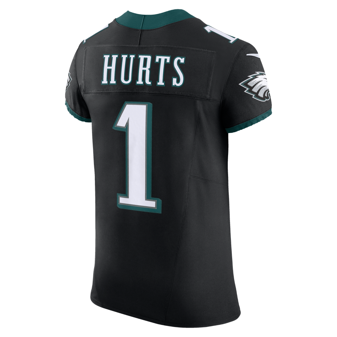 Philadelphia Eagles Jalen Hurts Nike Black Alternate Vapor F.U.S.E. Elite Jersey