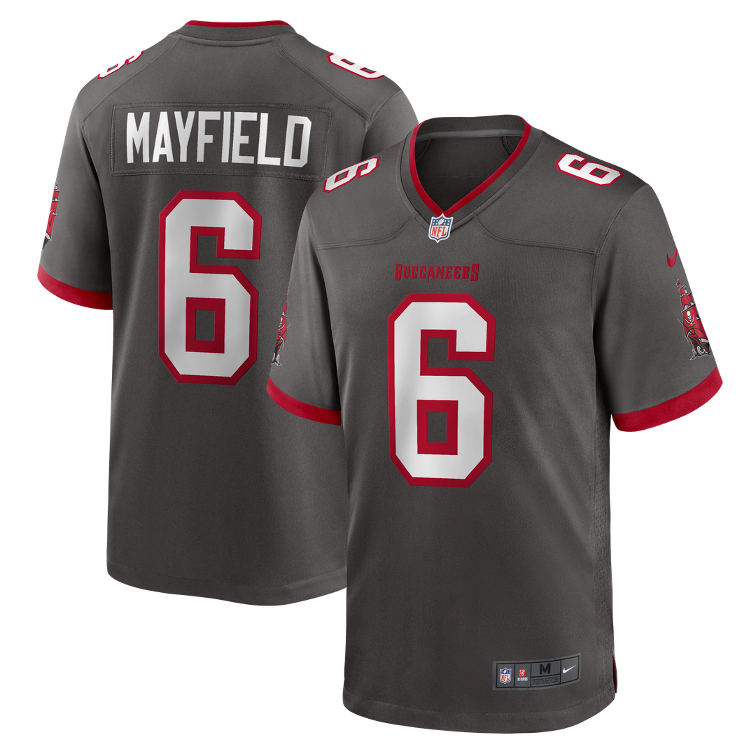 Tampa Bay Buccaneers Baker Mayfield Nike Orange Throwback Game Jersey