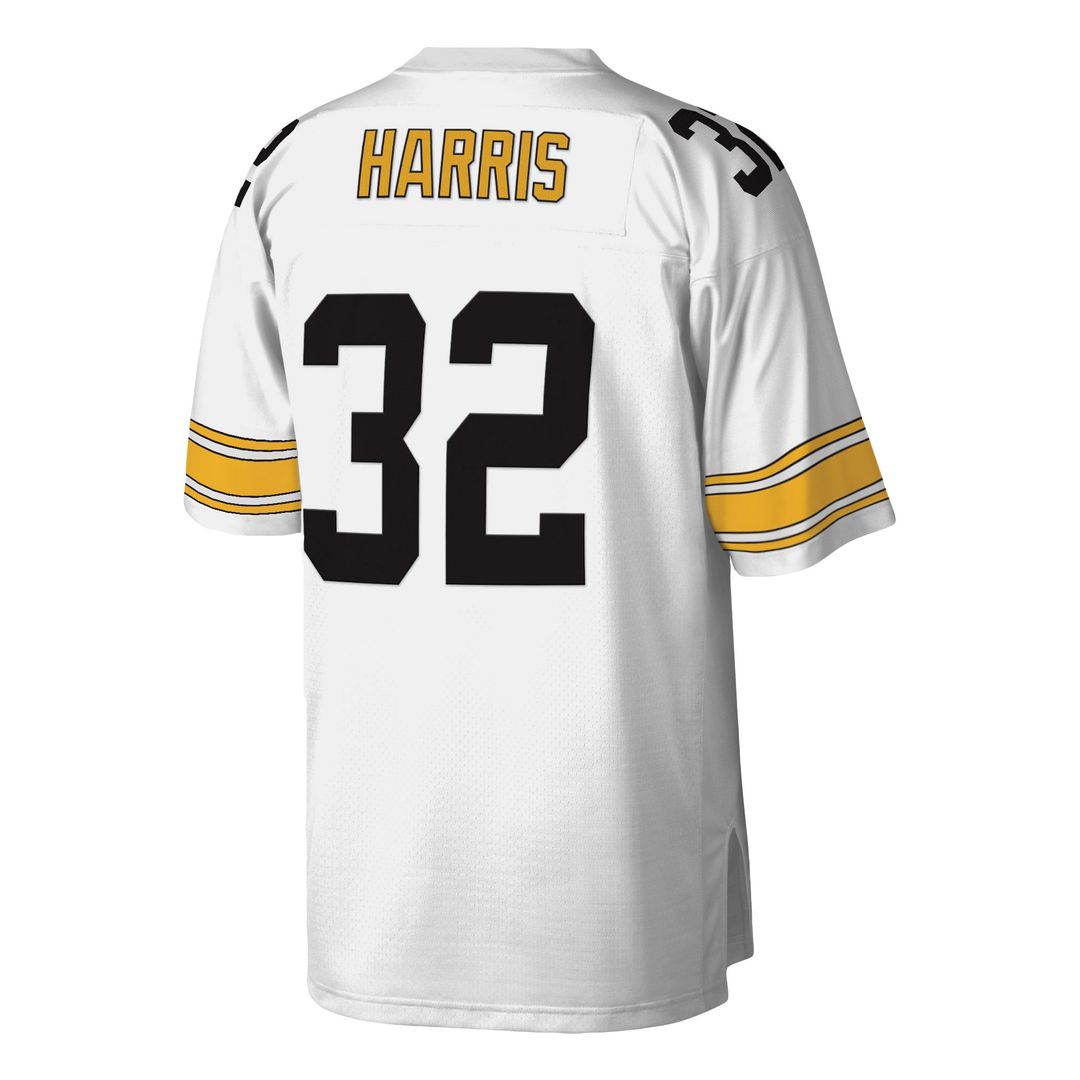 Pittsburgh Steelers Franco Harris Mitchell & Ness Black Legacy Replica Jersey