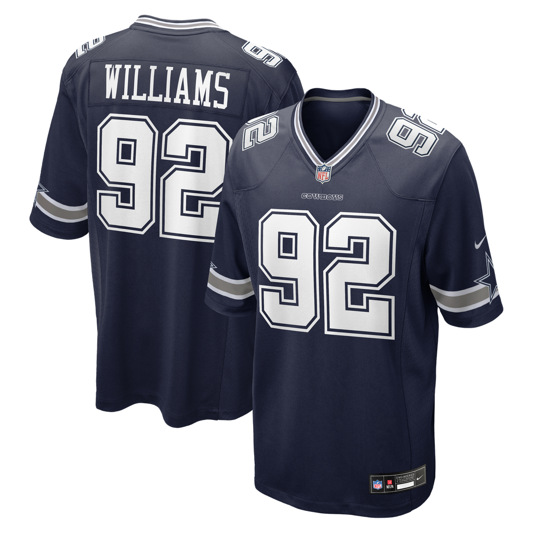 Dallas Cowboys Quinnen Williams Nike White Game Jersey