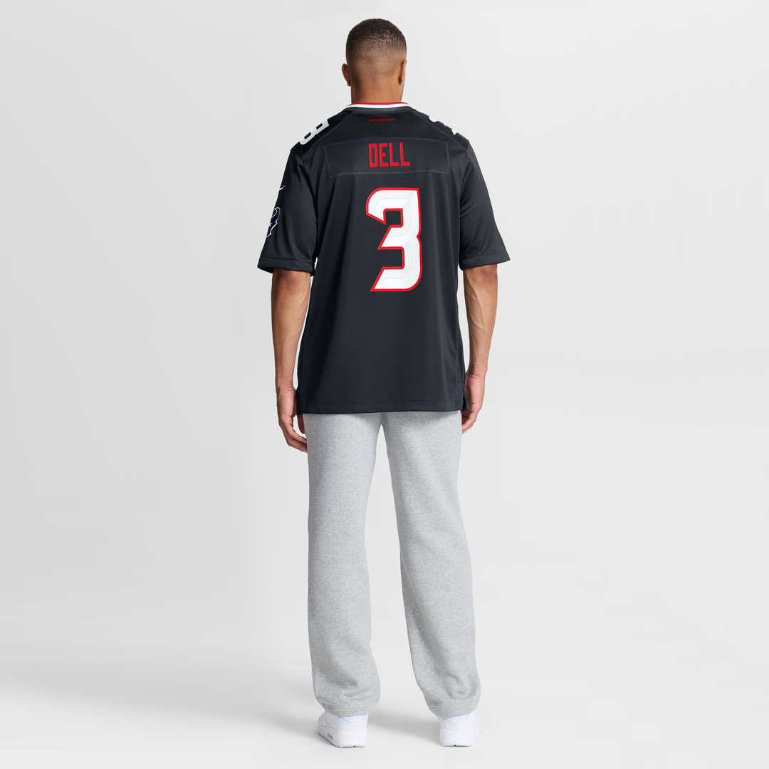 Houston Texans Tank Dell Nike Red Alternate Game Jersey