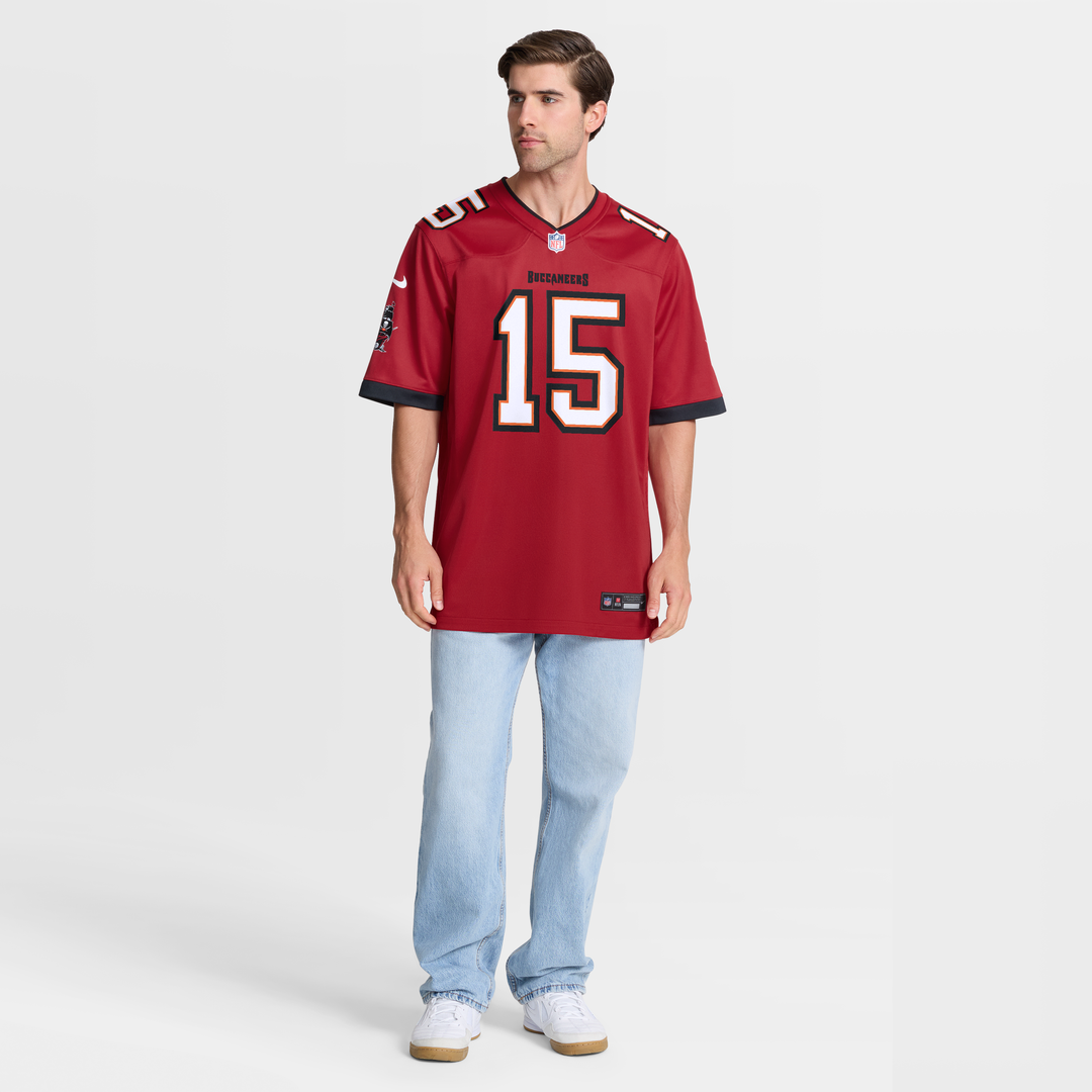Tampa Bay Buccaneers Tez Johnson Nike Red Team Game Jersey