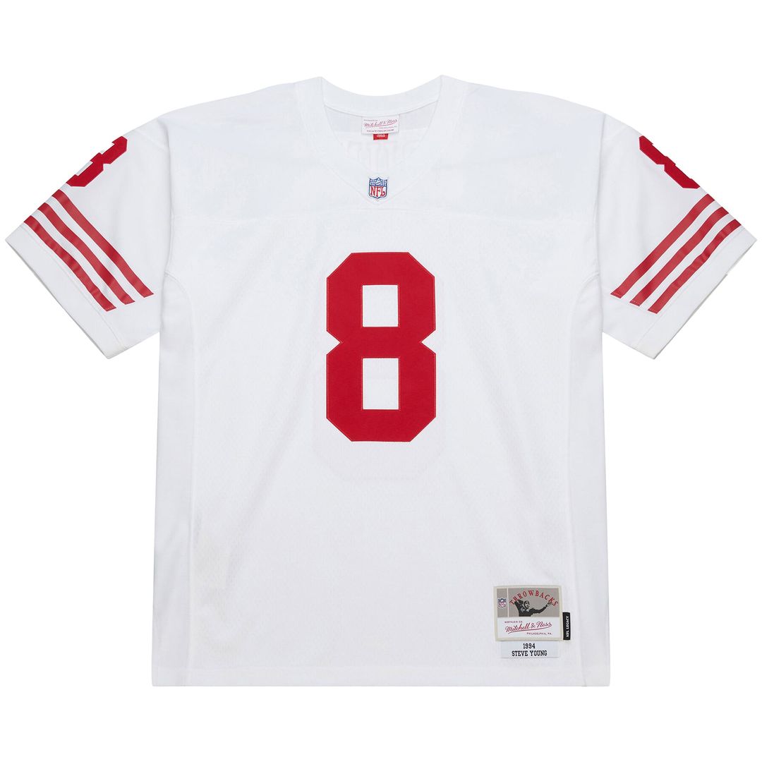 San Francisco 49ers Steve Young Mitchell & Ness White 1994 Legacy Replica Jersey
