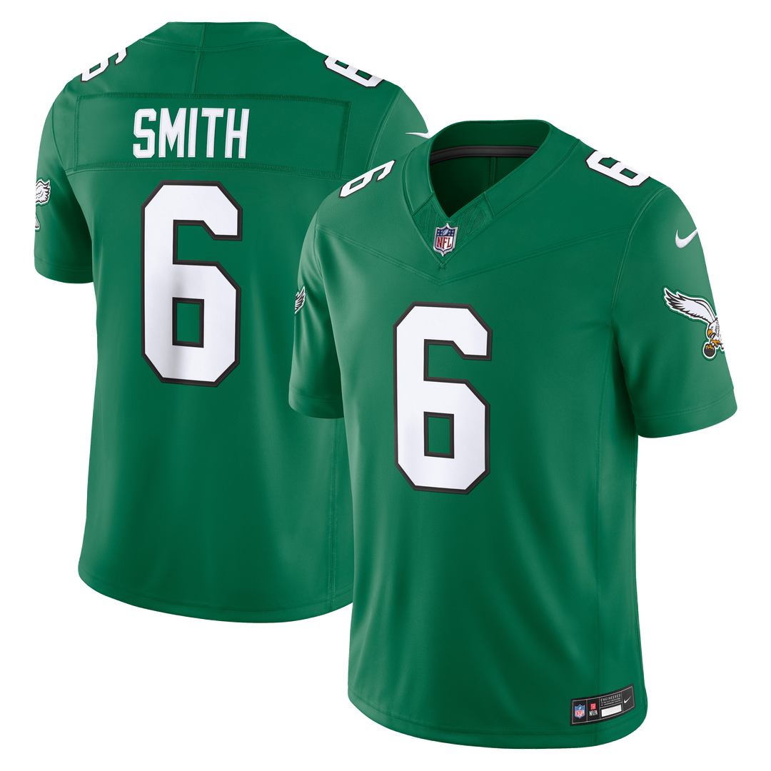 Philadelphia Eagles DeVonta Smith Nike Black Alternate Vapor F.U.S.E. Stitched Limited Jersey