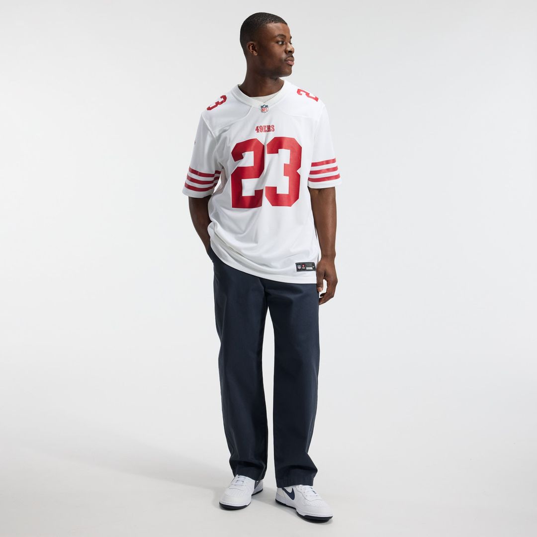 San Francisco 49ers Christian McCaffrey Nike Scarlet Game Player Jersey