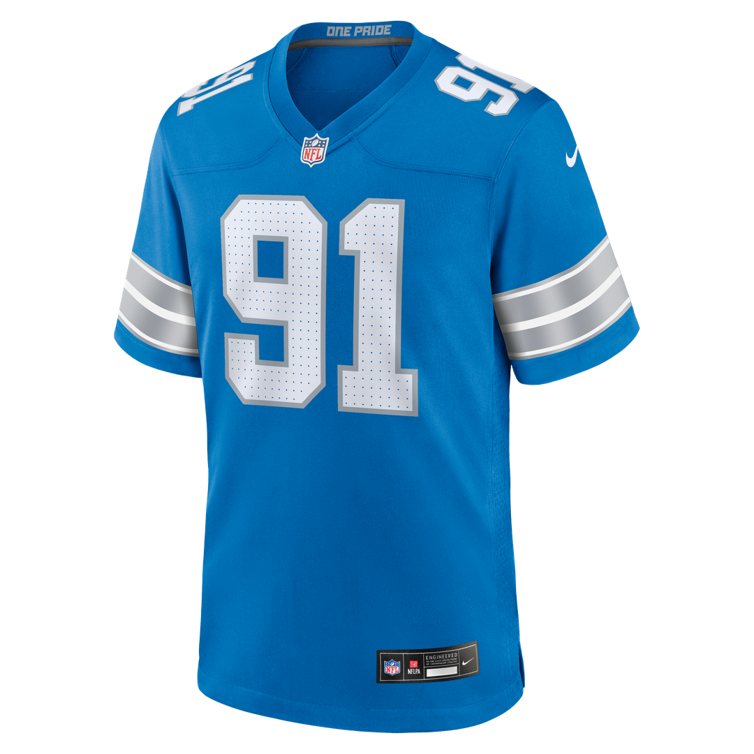 Detroit Lions Tyleik Williams Nike Blue Team Game Jersey