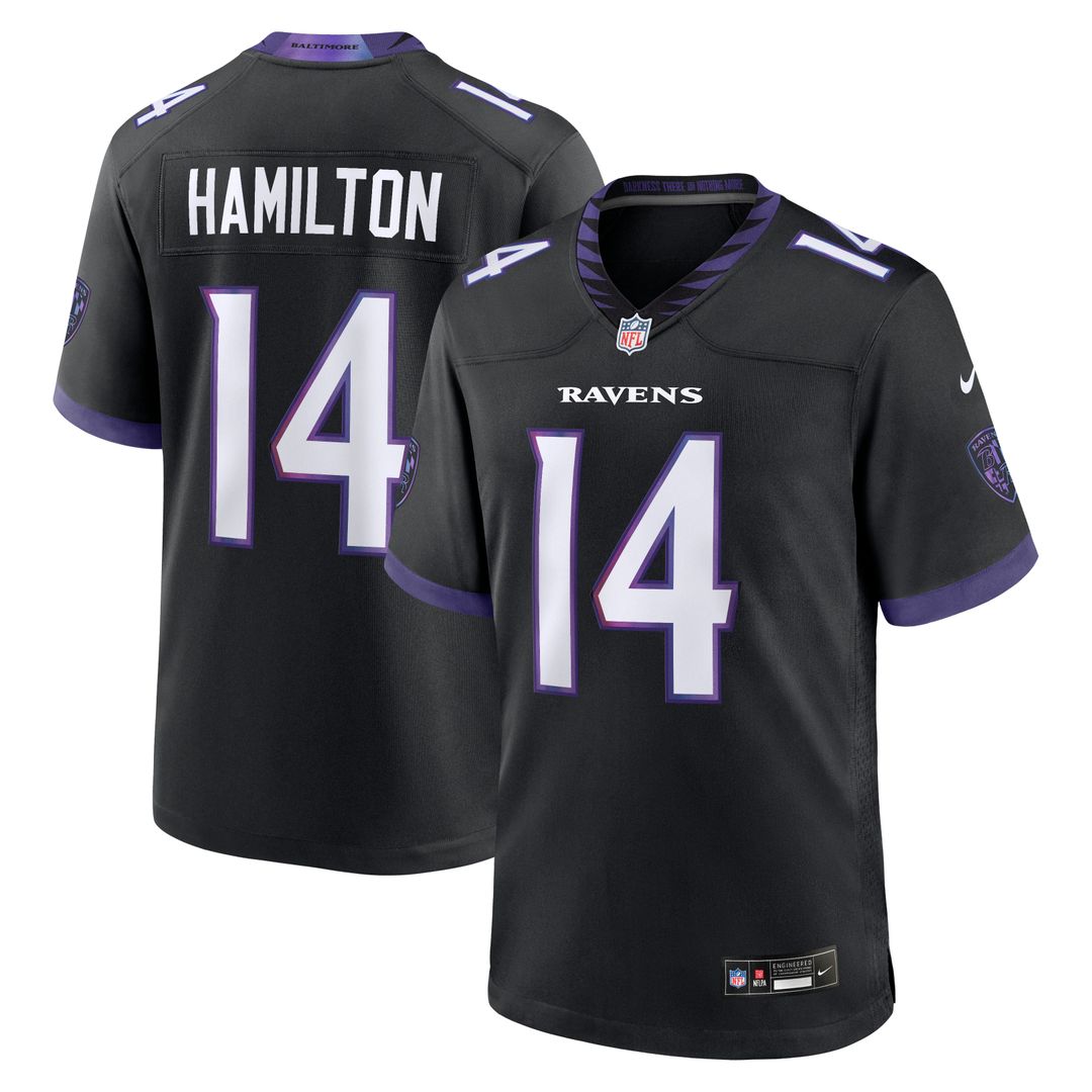 Baltimore Ravens Kyle Hamilton Nike Purple Alternate Game Jersey