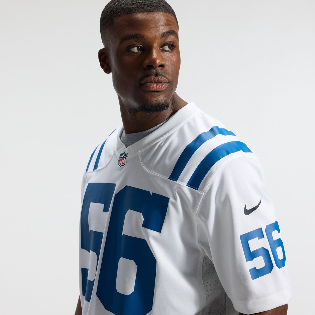 Indianapolis Colts Quenton Nelson Nike White Game Player Jersey
