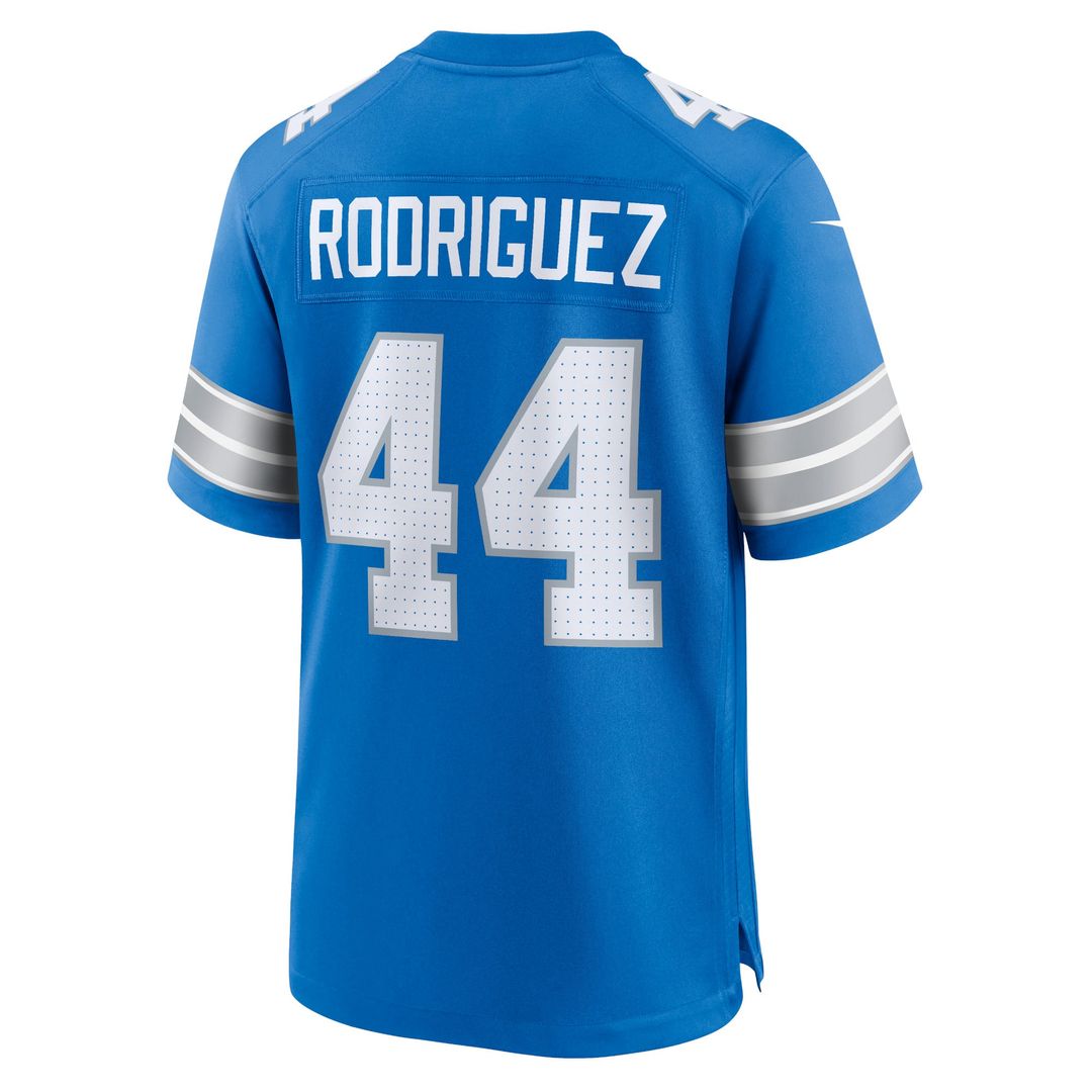 Detroit Lions Malcolm Rodriguez Nike Blue Game Jersey