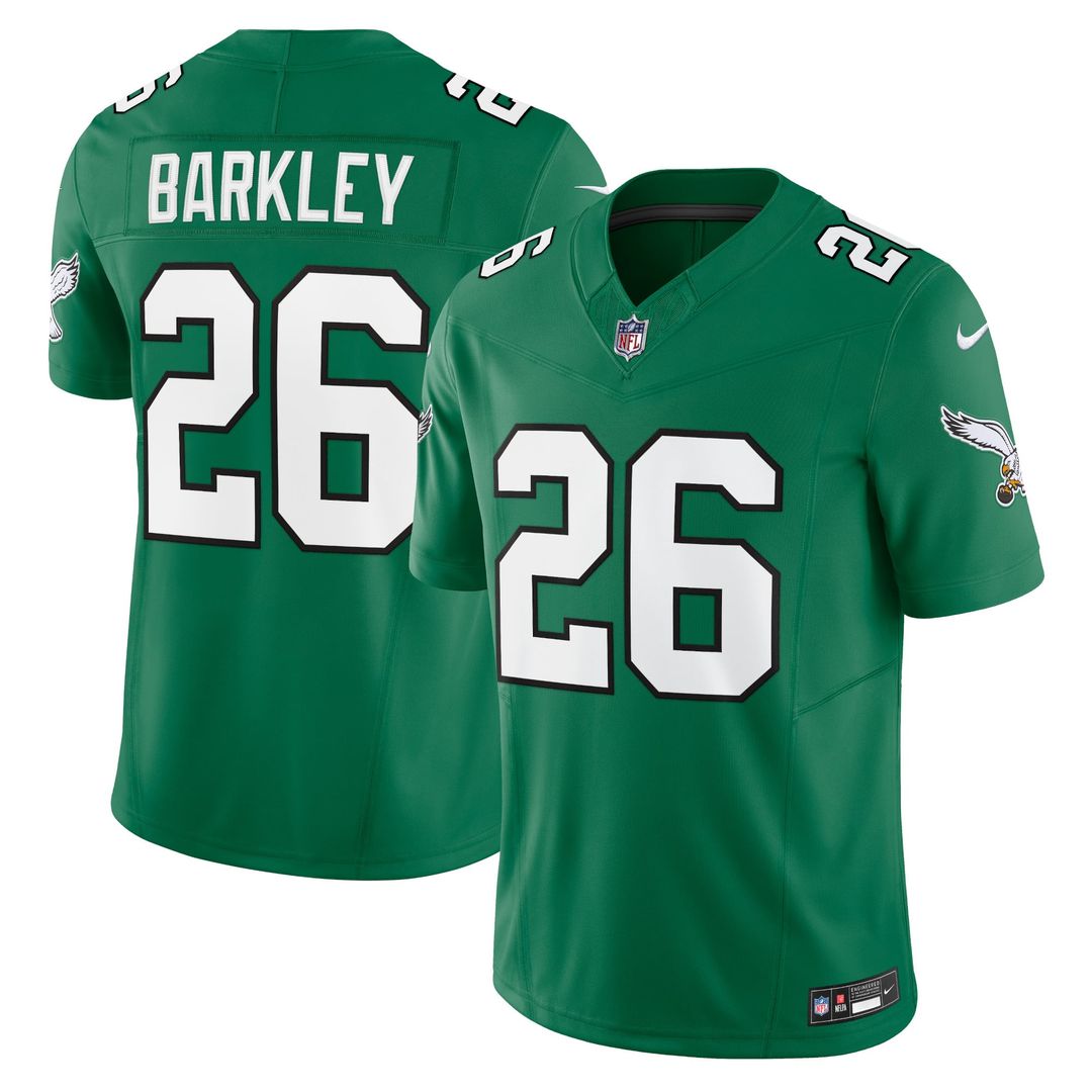 Philadelphia Eagles Saquon Barkley Nike Midnight Green Vapor F.U.S.E. Limited Jersey