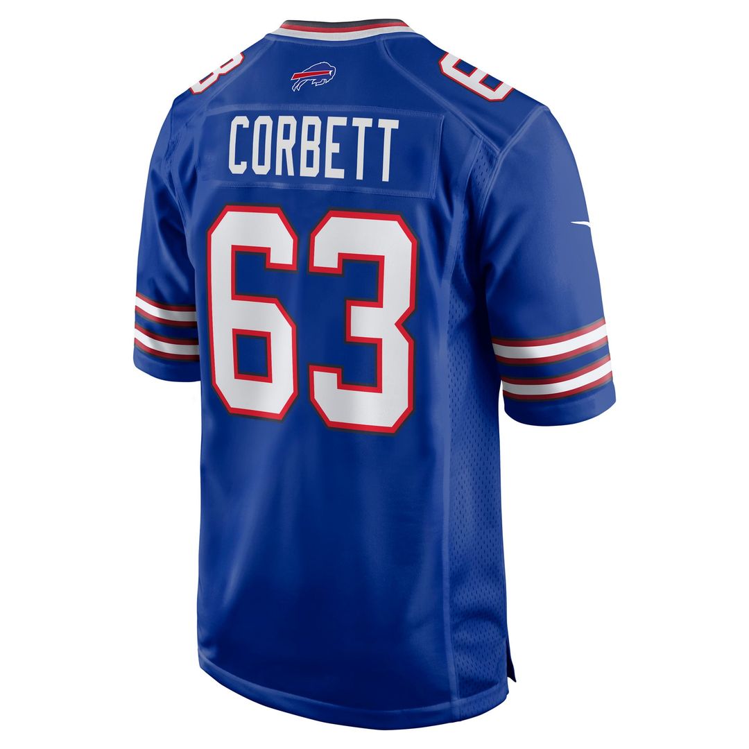 Buffalo Bills Austin Corbett Nike Royal Team Game Jersey