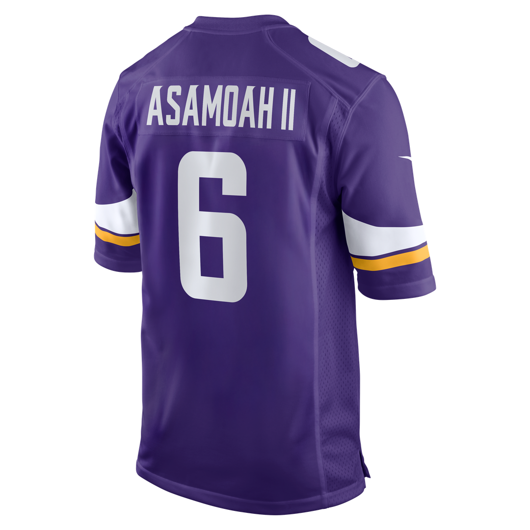 Minnesota Vikings Brian Asamoah II Nike Purple Game Jersey