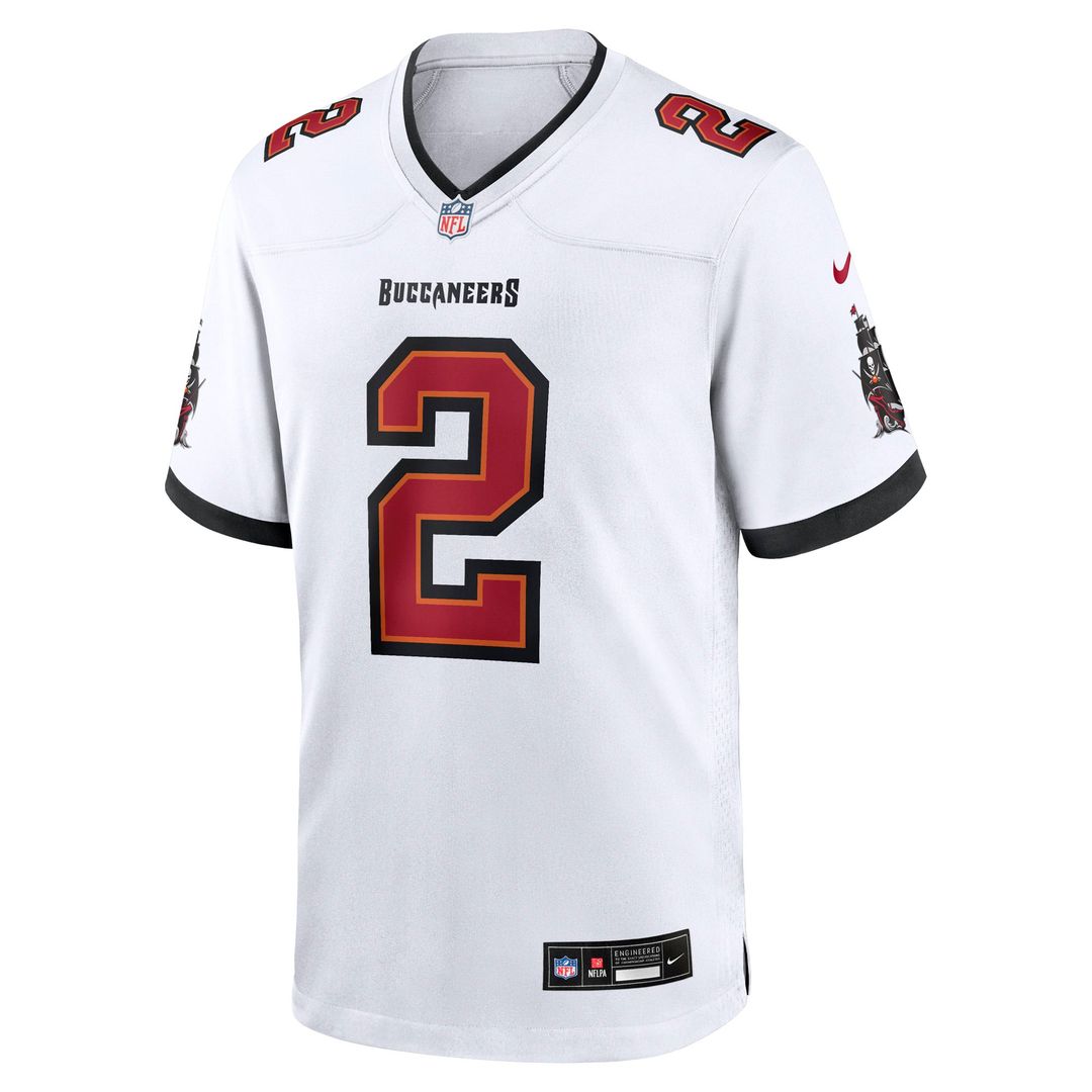 Tampa Bay Buccaneers Emeka Egbuka Nike Pewter Alternate Game Player Jersey