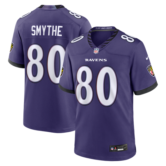 Baltimore Ravens Durham Smythe Nike Purple Team Game Jersey