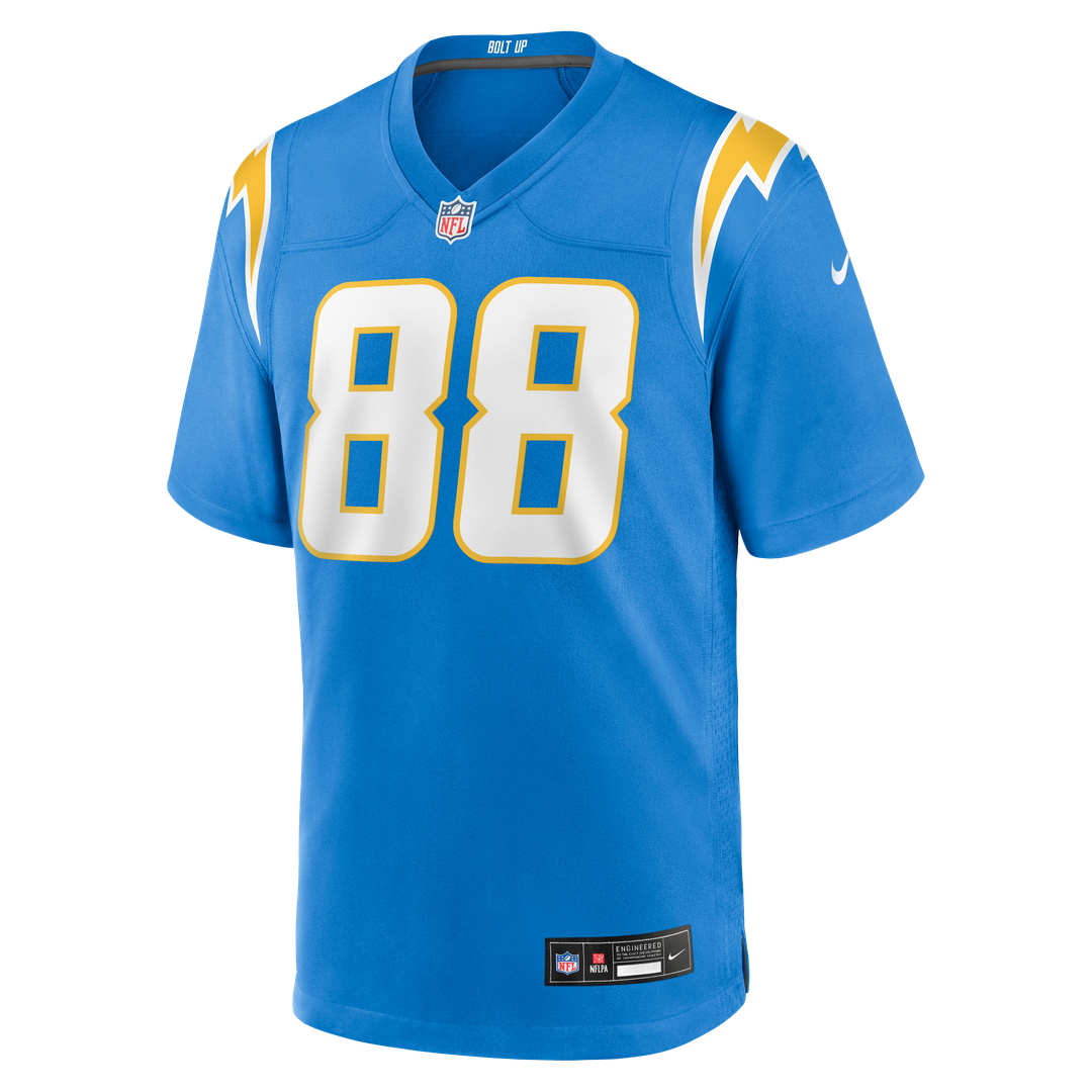 Los Angeles Chargers Charlie Kolar Nike Powder Blue Team Game Jersey