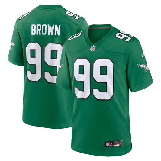 Philadelphia Eagles Jerome Brown Nike Kelly Green Retired Player Alternate Game Jersey