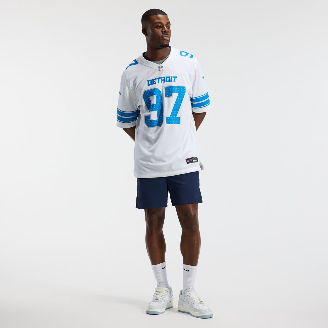 Detroit Lions Aidan Hutchinson Nike Black 2nd Alternate Game Jersey