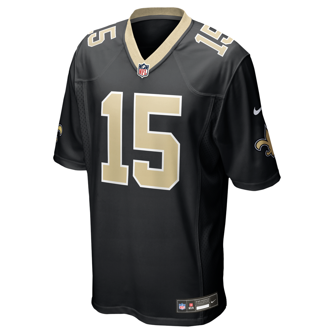 New Orleans Saints Mason Tipton Nike Black Team Game Jersey