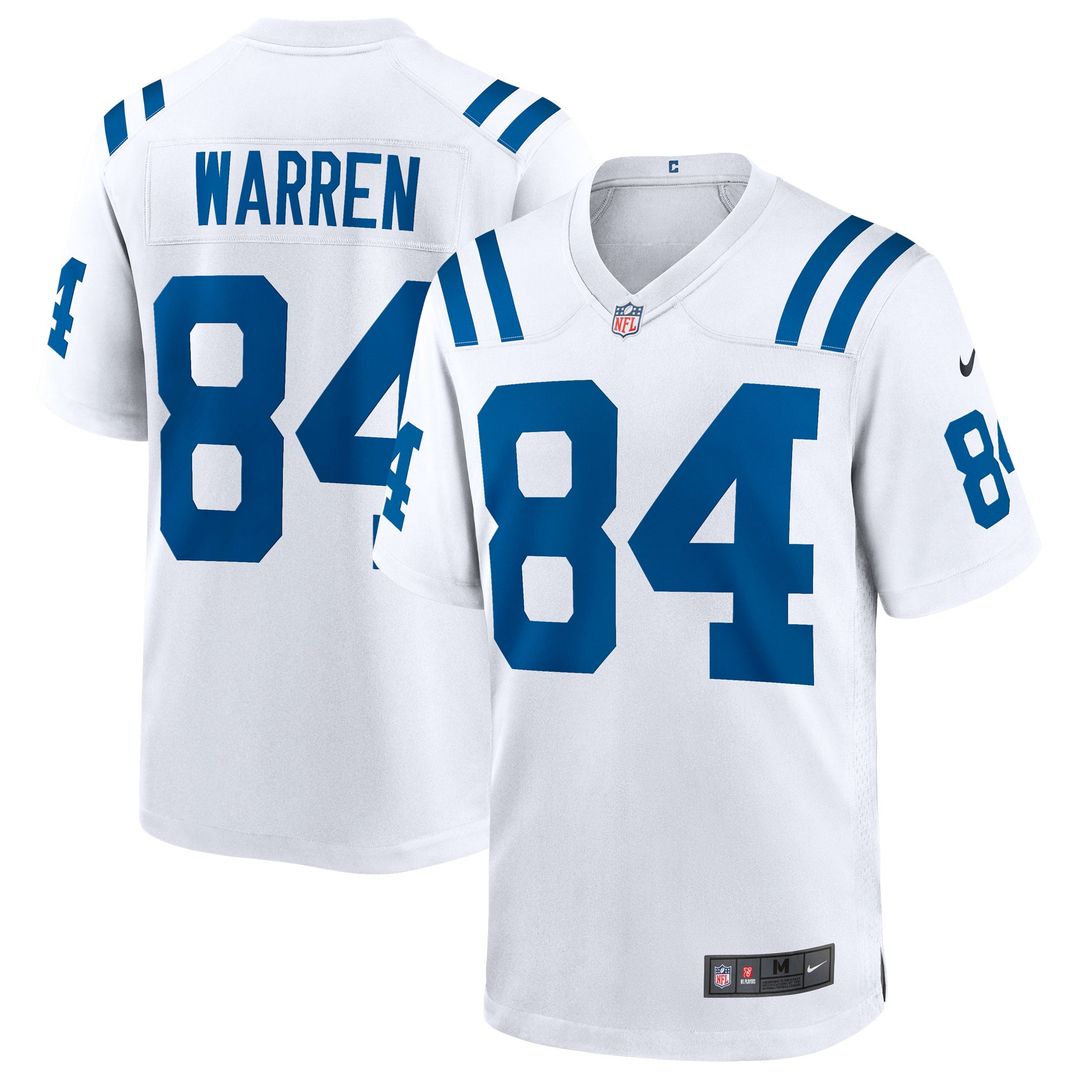 Indianapolis Colts Tyler Warren Nike Royal Team Game Jersey