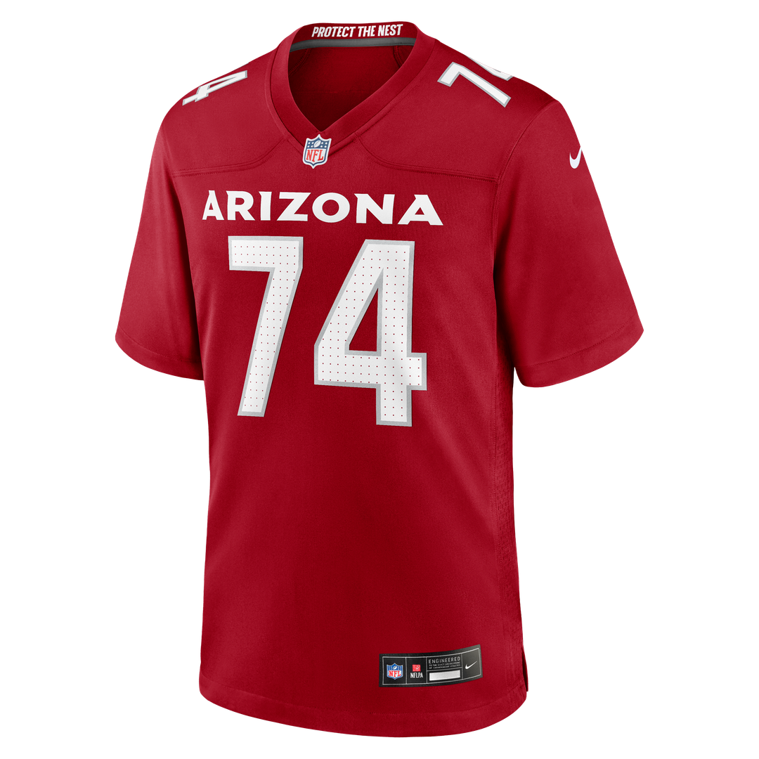 Arizona Cardinals Isaiah Adams Nike Cardinal Team Game Jersey