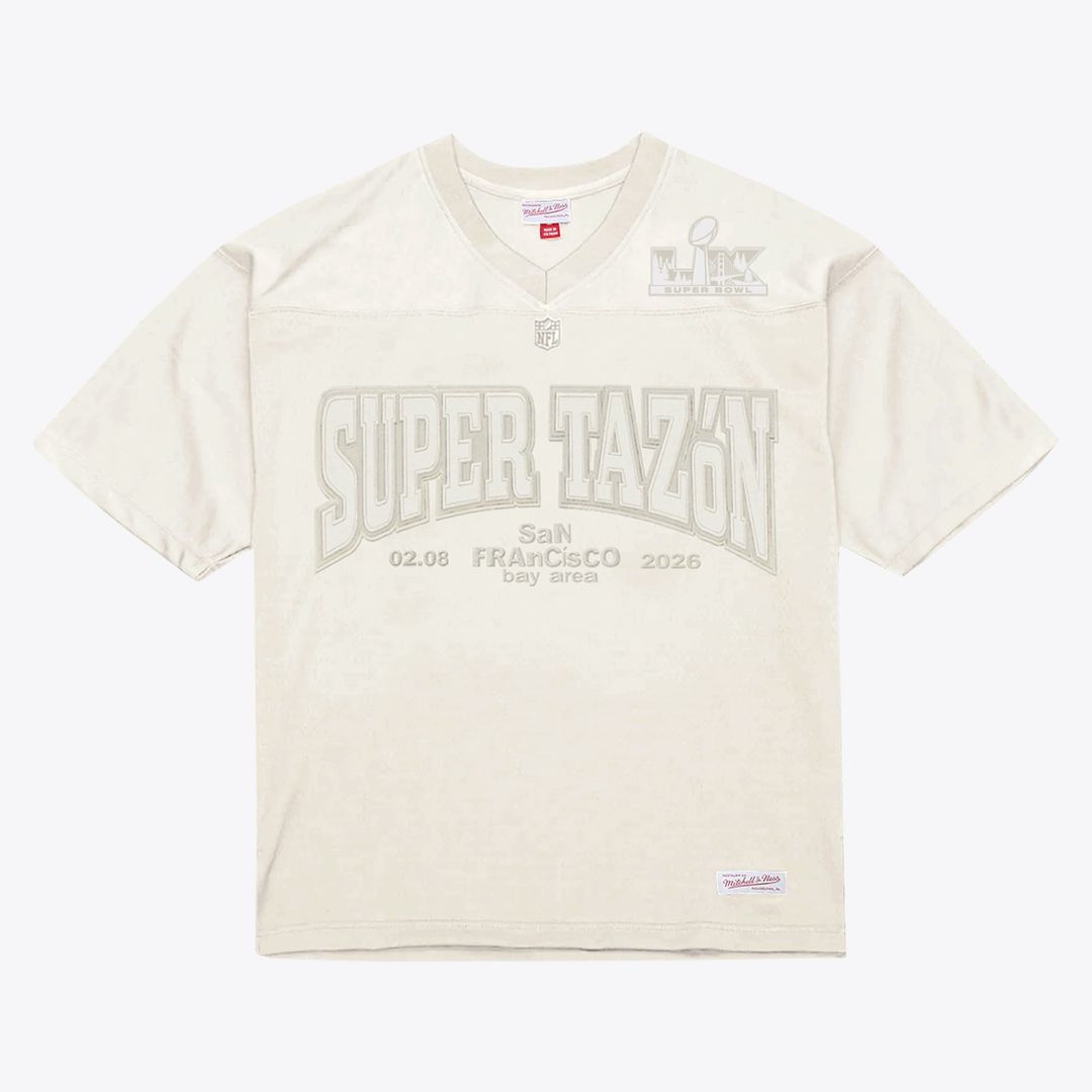 Bad Bunny x Super Tazón Cream Bad Bunny Legacy Jersey