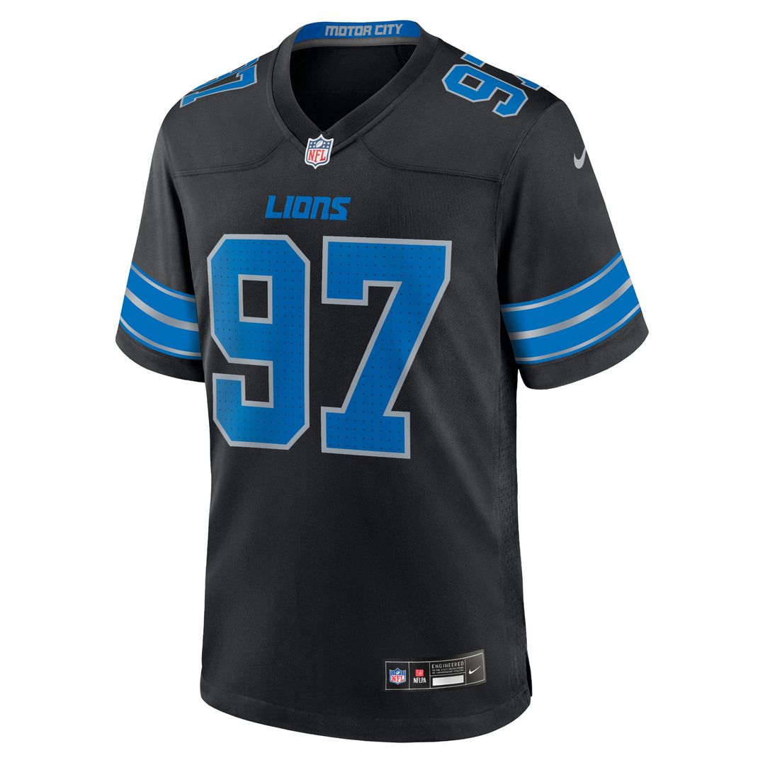 Detroit Lions Aidan Hutchinson Nike White Game Jersey
