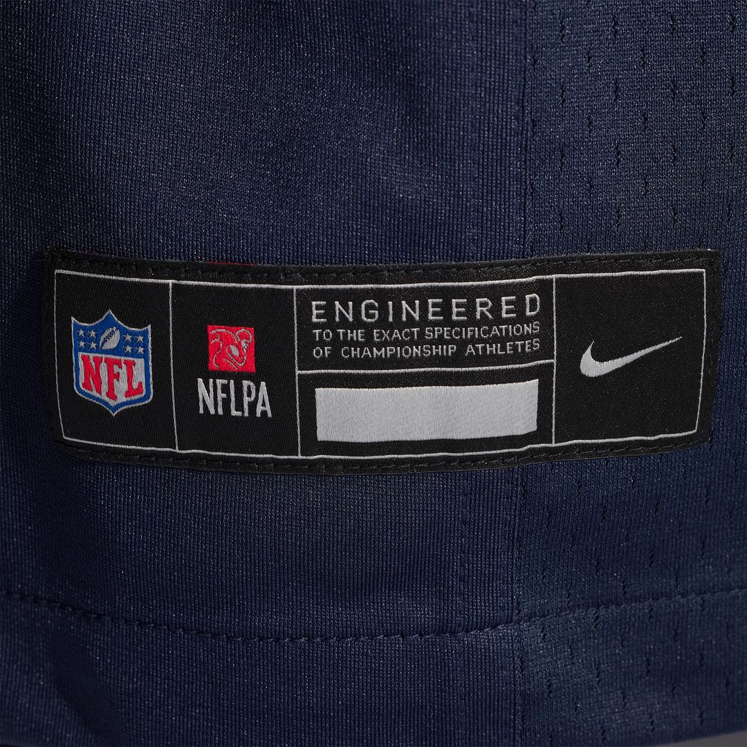Chicago Bears Theo Benedet Nike Navy Team Game Jersey