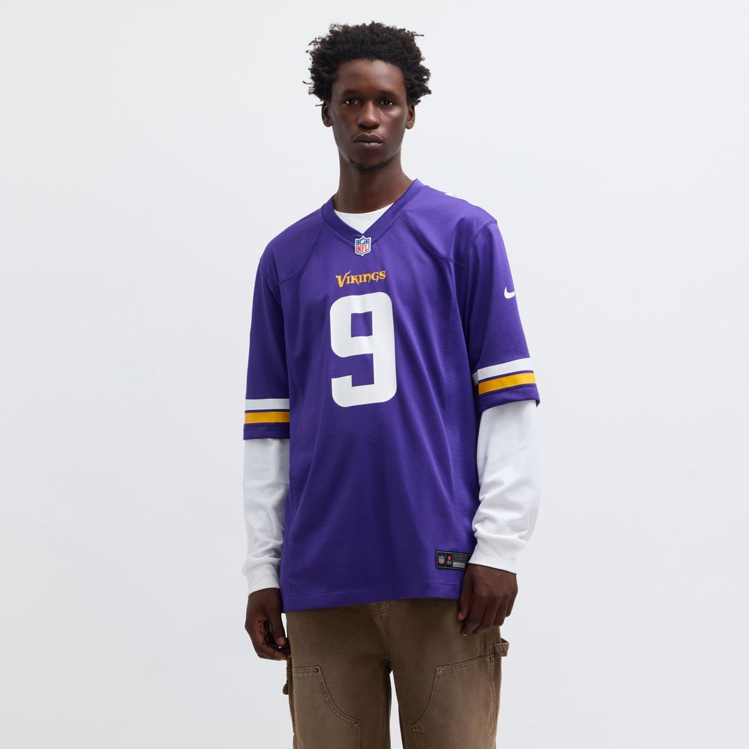 Minnesota Vikings J.J. McCarthy Nike White Alternate Game Player Jersey