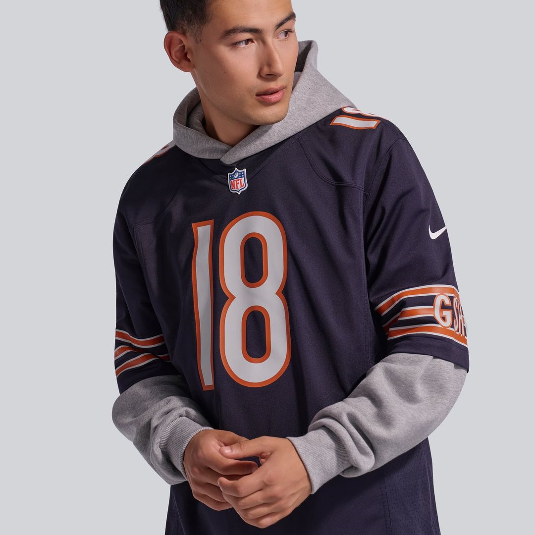 Chicago Bears Caleb Williams Nike Orange Alternate Player Game Jersey