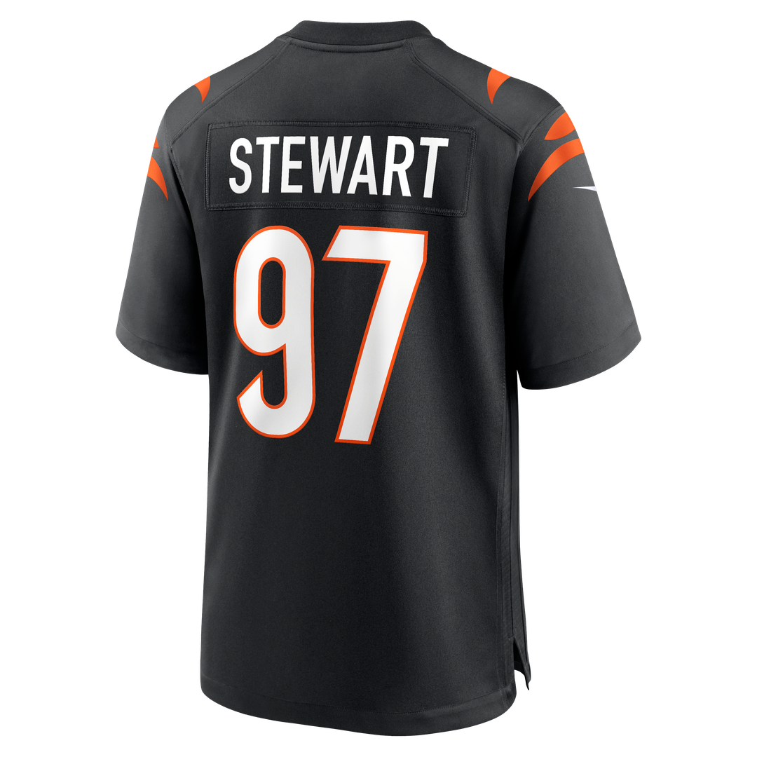 Cincinnati Bengals Shemar Stewart Nike Black Team Game Jersey